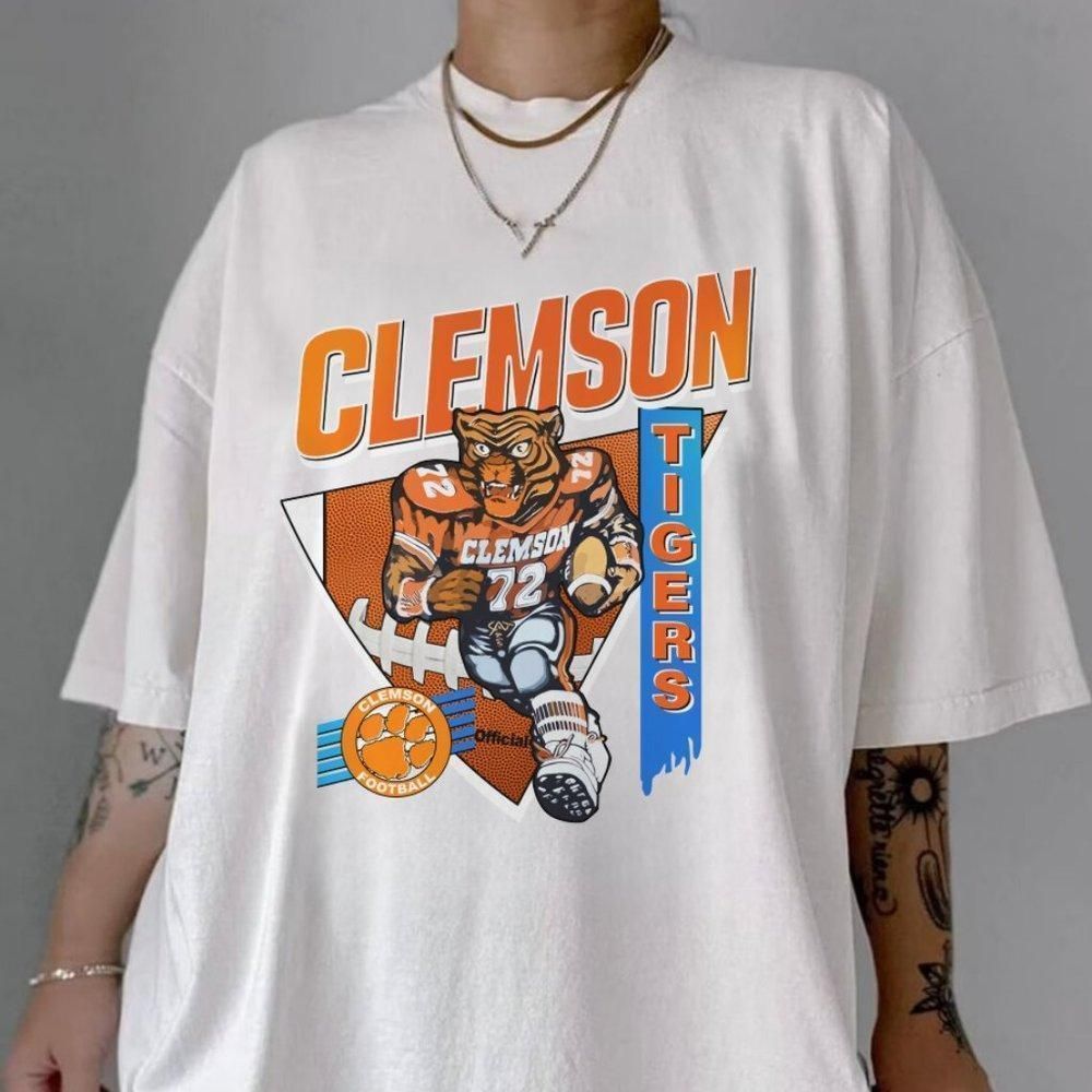 Clemson University Tiger Mascot Tee Shirt